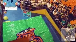 Jump air bag for free fall