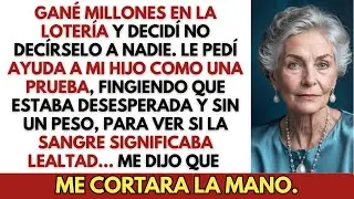 Gané Millones en la Lotería y Decidí No Decírselo a Nadie. Le Pedí Ayuda a Mi Hijo Como Si Estuvier