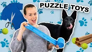 Making dog brain training toys for puppy Zo&euml;