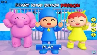 POCOYO & FRIENDS vs SCARY K-POP DEMON PRISON! (Obby) #roblox #obby #sprunki #robloxgames