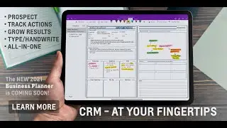 Набор инструментов Digital Planner CRM для специалистов по продажам и маркетингу