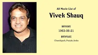 Vivek Shauq Movies list Vivek Shauq| Filmography of Vivek Shauq