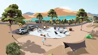 Camping @ Lake Perris, Snow Peak Tarp, Takibi Fireplace & BBQ Grill | 雪峰天幕+烧烤架