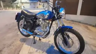 Ducati Scrambler 350 del 1975 appena restaurata 