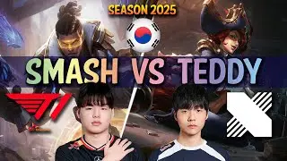 T1 Smash vs DRX Teddy - Smash LUCIAN vs Teddy MISS FORTUNE ADC - Patch 25.10 KR Ranked | lolrec