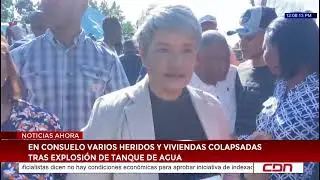 En Consuelo varios heridos y viviendas colapsadas tras explosi&oacute;n de tanque de agua