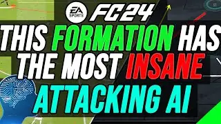 FC 24 OMG THIS FORMATION HAS THE MOST INSANE AI MOVEMENT AND ATTACKING RUNS- HOW TO GET THE BEST AI