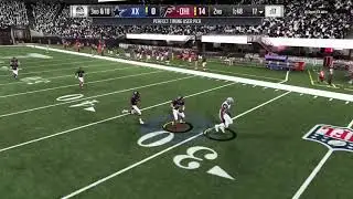 Insane pick 6 to ruin this guys NFC Championship dreams. Must watch. Madden 19.