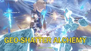 Geo-Shatter Alchemy Build Gameplay - Albedo Main DPS [Genshin Impact]