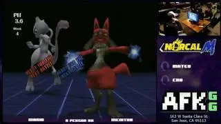 Mario (Lucario) vs Mentor (Mewtwo) - AFKgg RR