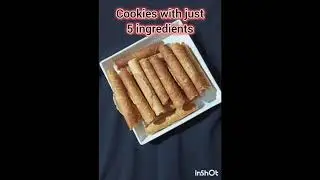 Cookies easy recipe with 5 ingredients | කුකීස් අවම ද්&zwj;රව්&zwj;ය 5කින් | කුකිස් 50-60 හදාගන්න! #cookies 