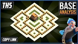 THE BEST TH5 HYBRID/TROPHY Base 2021!! COC Town Hall 5 (TH5) Trophy Base Design - Clash of Clans