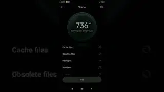 Redmi Cleaner | Settings | Clean Up space | I cleaned up 1 GB Trash files Today