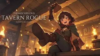 Medieval Fantasy Tavern | D&D Fantasy Music and Ambience | The Mischievous Tavern Rogue