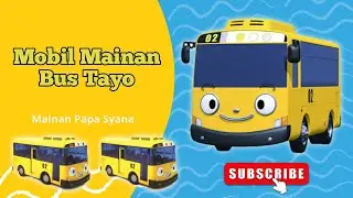 Mobil mobilan bus tayo kuning #mainanmobil #bustayo #buskuning #bussekolah 