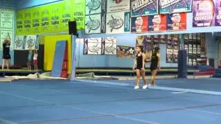Kiana Practicing tumbling