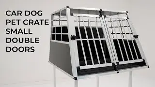 Car Dog Pet Crate  Small Double Door