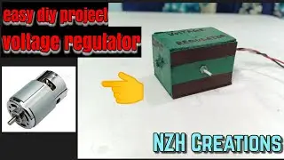 How to make a voltage regulator /DIY Project voltage controller⚡