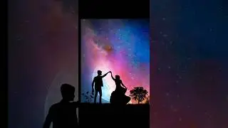 Dream Girl💗 with night Photo Editing 🔥 l #picsart #akshaiya #shorts