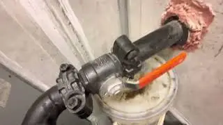 Inside Of The Machine View Of A Low On Oil Elevator