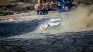 Ronny K&oslash;hler loses steeringwheel mid-drift