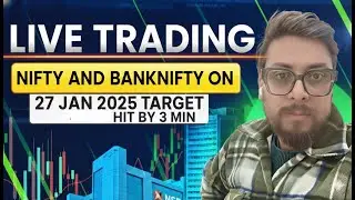 Live Option Trading 27JAN25 📈#nifty #trading #livetrading  | Intraday Trading by Trading with Seouul