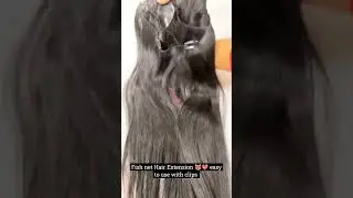 fishnet hair extensions 😻💖 #ytshorts #hairextensions #trending #shorts #fishnets