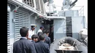 NIS visit to Indian Navy ship (2015)