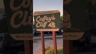 A new sign at Coffey&rsquo;s Cliff in Chattanooga 10/23/25