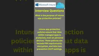 What is the purpose of Intune app protection policies