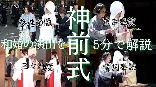 【5分解説】神前式で行われる7つの演習＆式の流れを実際の式の映像とともに解説