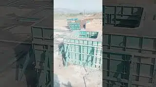 #construction #vlog Box culvert segments casting yard
