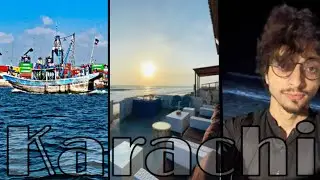 visiting of PNS Himalaya | beach 🏖️ | boating in beautiful way | karachi 💕