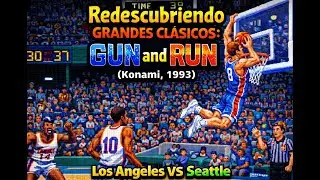 [KONAMI] [1993] Run and Gun - JUEGO SORPRESA - Los Angeles VS Seattle - Paliza &Eacute;PICA