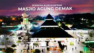 Suasana Malam di Alun-Alun 