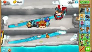 [BTD6][풍타디6] 중급 - 채석장 CHIMPS