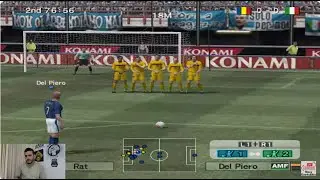 Italy Legends &ndash; Maldini, Buffon, Totti, Del Piero & Nesta | PES 6 Pro Evolution Soccer 6 Gameplay