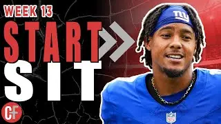 Week 13 Start/Sit Advice | Fantasy Football Q&A