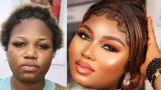 MUST WATCH  ⬆️ FIRE 🔥 TRANSFORMATION ⬆️ HAIR AND MAKEUP TRANSFORMATION 😍 BRIDAL HAIRSTYLE| WOC