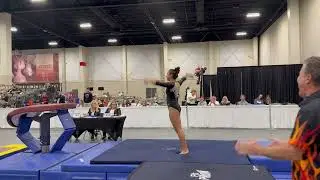 Brooklyn Walker 1st Place Vault 9.7 Region 1 Championships 2025 Wildfire Gymnast Level 8