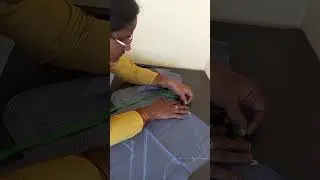normal blouse front part marking and cutting ✂️