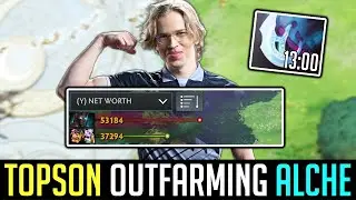 Topson Terrorblade OUTFARM Alchemist - 13 MINUTES MANTA STYLE DOTA 2