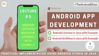 Android Listview | Android GridView | Android Spinner in Java with Example #android @Chakinfotech