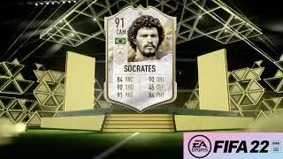 FIFA 22 PRIME ICON SOCRATES REVIEW | 91 PRIME ICON SOCRATES PLAYER REVIEW | FIFA 22 ULTIMATE TEAM