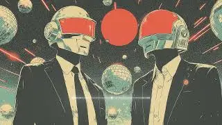 Daft Punk Grooves Above Earth 🪩🤖 | Chill Disco, Electro Funk, Neo Soul, Retro Groove Playlist