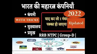 Maharatna Companies of India | image study | economics for compitition exams | Static gk