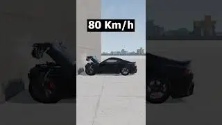 Toyota GR Supra Crush Test - BeamNG.drive