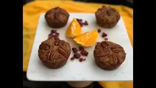 Orange Cardamom Pecan Muffins Recipe