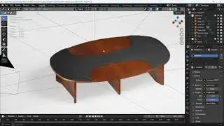 Meeting Table  Office Conference Room 3D Model