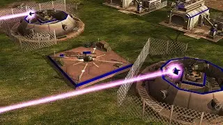 1 USA BOSS vs 7 GLA Stealth - DEATH CON HOMEFRONT MAP - Command & Conquer Generals Apocalyptic 2.2